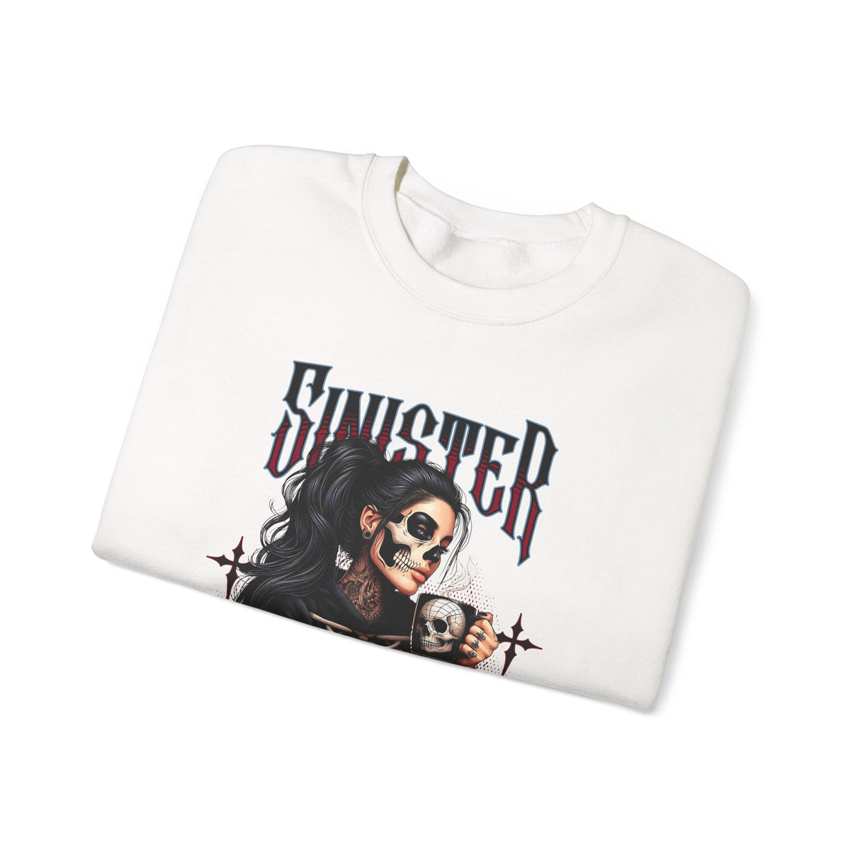 Sinister Soul Skull Woman sweatshirt | Gothic Skeleton Design