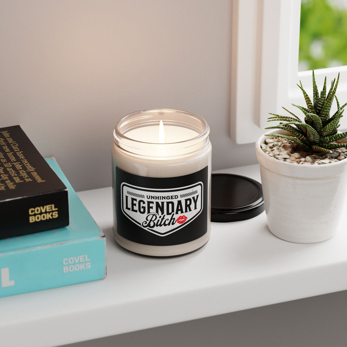 Legendary Bitch Scented Soy Candle, Unique Gift for Her, Relaxation Aromatherapy, Home Decor, Birthday Present