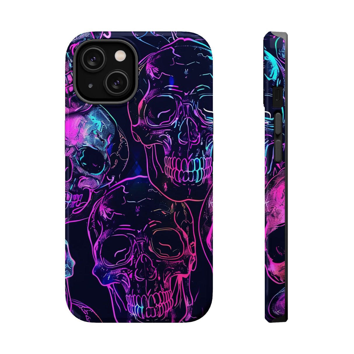 Neon Skull TWO - Magnetic Tough Cases - Edgy Phone Protection for Bold Style