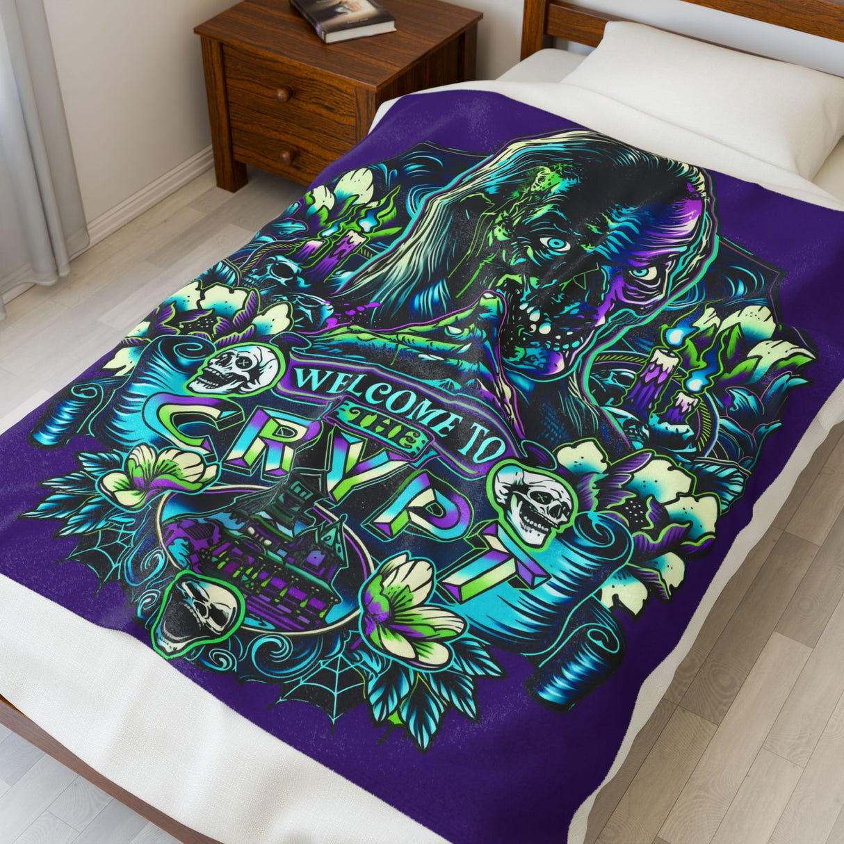 Tales of the Crypts Velveteen Plush Blanket