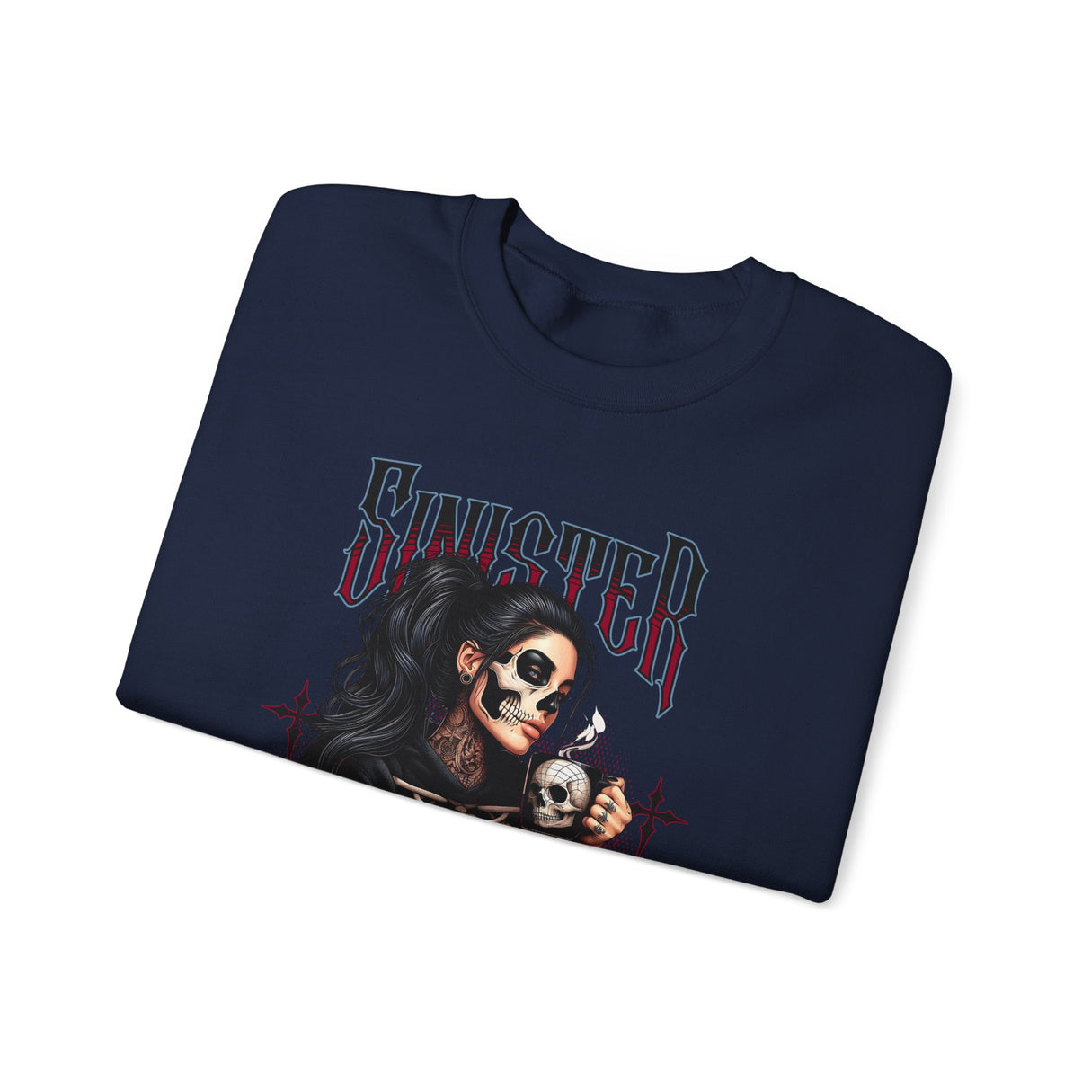 Sinister Soul Skull Woman sweatshirt | Gothic Skeleton Design