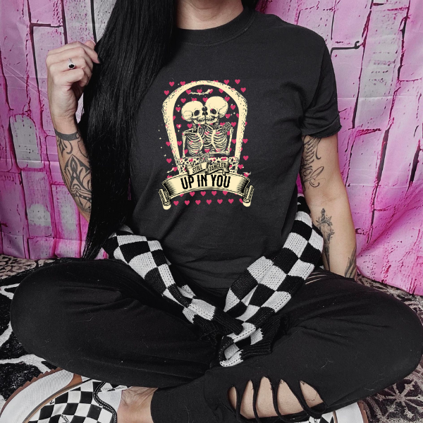 Still Tangled Up in You T-Shirt, Sweatshirt, or Hoodie | Goth, Grunge Women's Tops