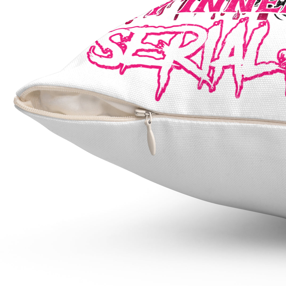 My Inner Serial Killer Square Pillow - Edgy Home Decor