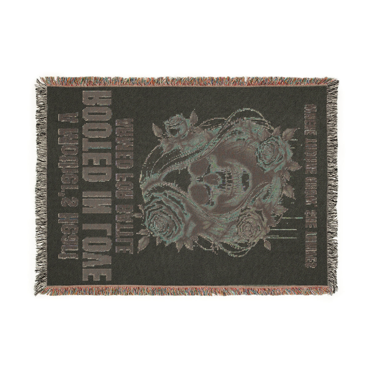 Customizable: A Mother's Heart: Rooted in Love, Armed for Battle, Where Thorns Grow, She Survives Woven Blanket | Bohemian Decor for Cozy Living