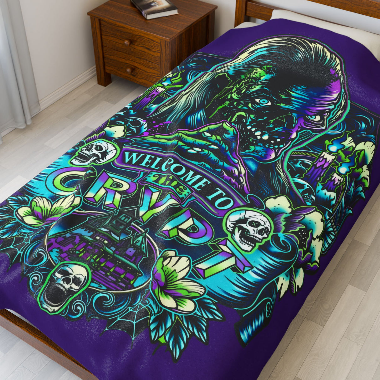 Tales of the Crypts Velveteen Plush Blanket