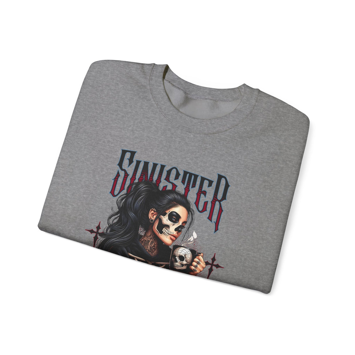 Sinister Soul Skull Woman sweatshirt | Gothic Skeleton Design