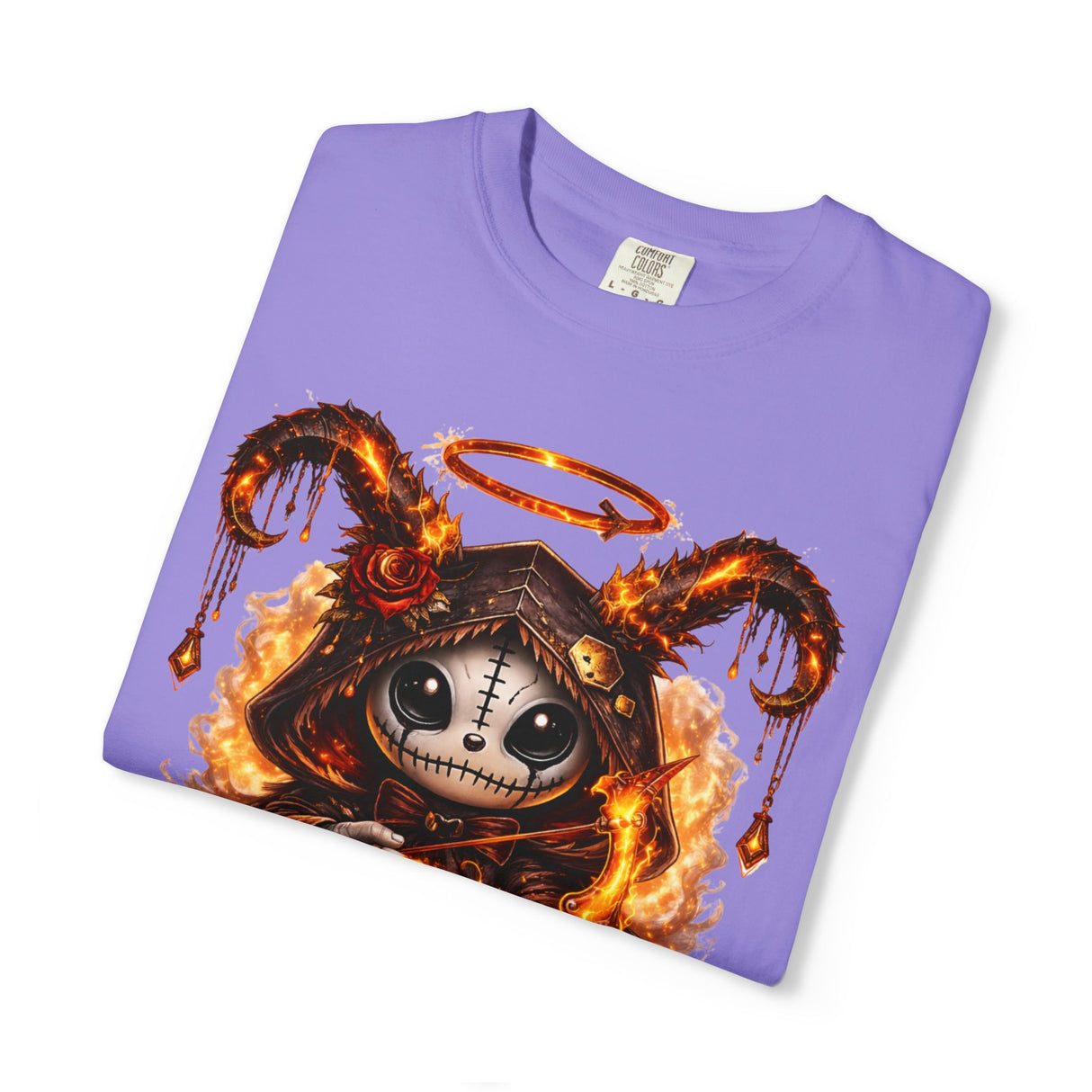 Fiery Sagittarius Skull Archer T-shirt | Zodiac Archer Graphic Tee