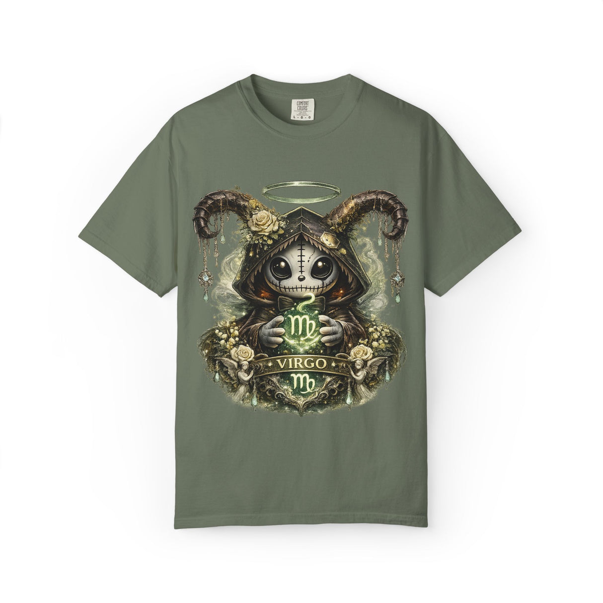 Virgo Grim Reaper Zodiac Tee | Virgo T-shirt, Astrology Sign Graphic