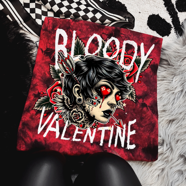 Bloody Valentine Cupid Black or Red & Black Sweatshirt
