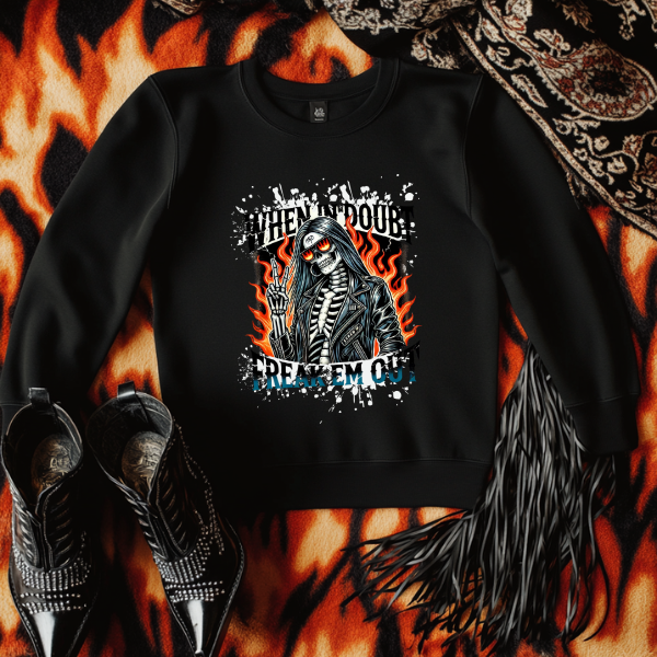 When In Doubt, Freak Them Out Black Sweatshirt, TShirt, or Hoodie