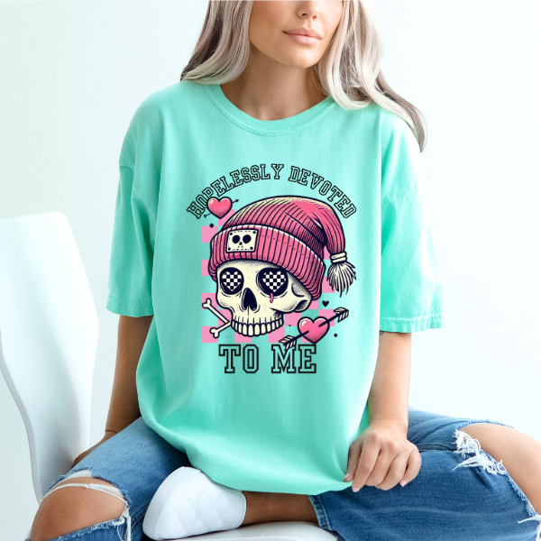 π Hopelessly Devoted to Me π β¨ Mint Sweatshirt or T-Shirt for Self-Love Queens! β¨