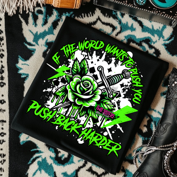 ***EXCLUSIVE***"Push Back Harder" Apparel Collection In a world that wants to push you, push back harder.