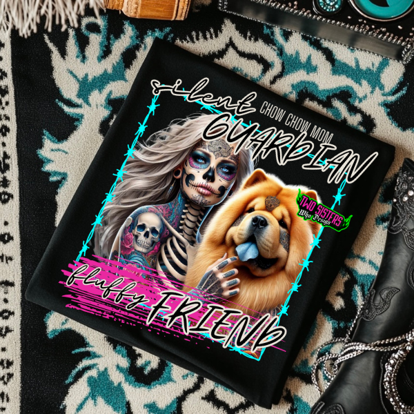***CUSTOMIZE******EXCLUSIVE*** Silent Guardian, Fluffy Friend β Chow Chow Mom Tee/Sweatshirt
