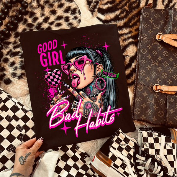 ***EXCLUSIVE***GOOD GIRL, BAD HABITS โ Because why choose? Black or Purple