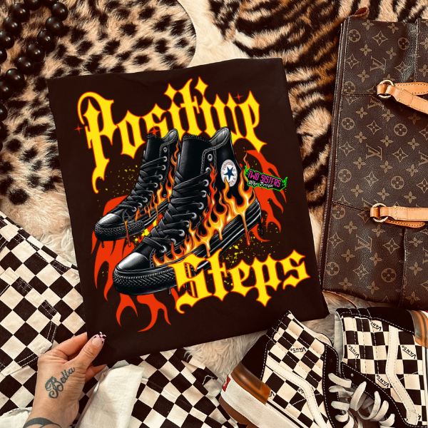 POSITIVE STEPS Black Shirt | Sweatshirt | Hoodie