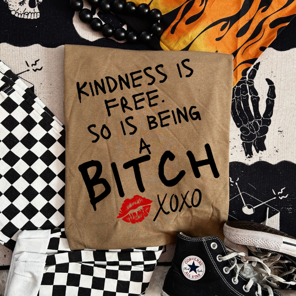 Kindness is Free, So is Being a B*tch" Sweatshirt/Shirt