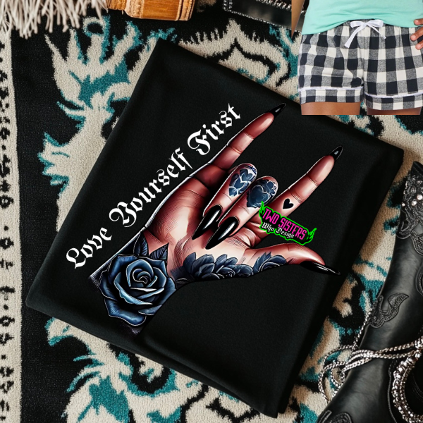 ***EXCLUSIVE***BUY INDIVIDUALLY***Love Yourself First Pajama Set β Cozy, Chic, and Empowering