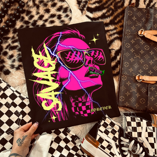 ***TWO SHIRT BUNDLE***Black T-Shirt Bundle โ Savage & Unapologetic AF