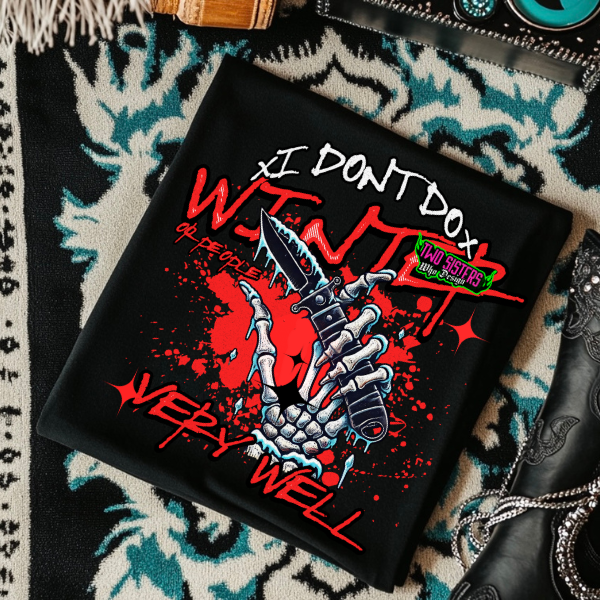 "I Don't Do Winter Very Well" Black T-Shirt