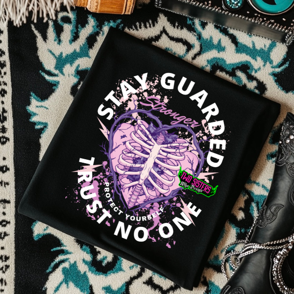Stay Guarded, Protect Yourself Black TShirt