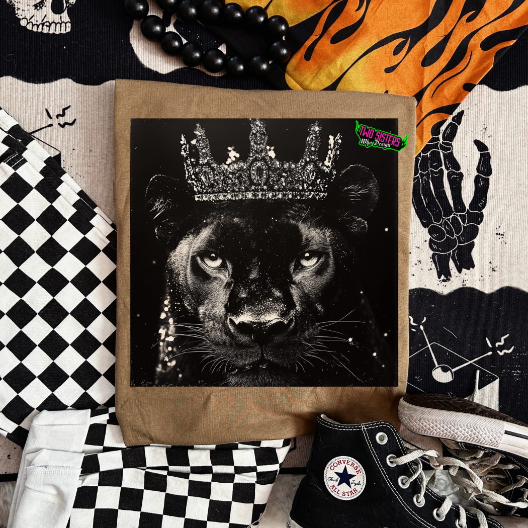 ***BUNDLE OF TWO: Tiger & Panther with Crown