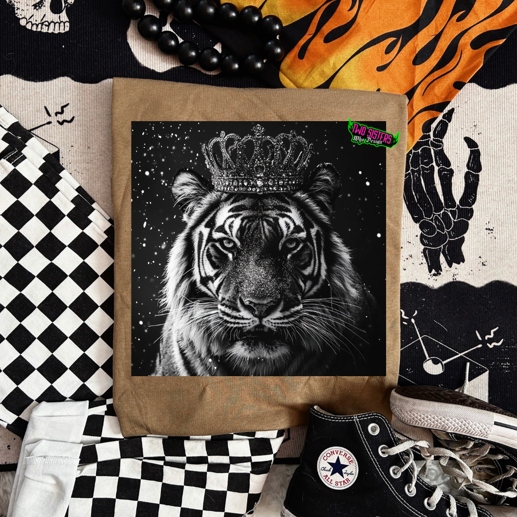 ***BUNDLE OF TWO: Tiger & Panther with Crown