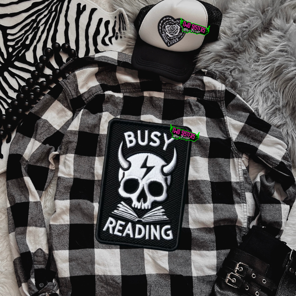 ***FLANNEL SHIRT***Busy Reading Flannel Shirt โ Cozy, Chic & Bookish AF!
