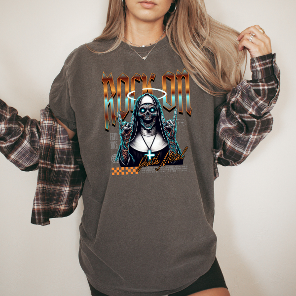 Rock On Comfort Color Pepper T-SHIRT