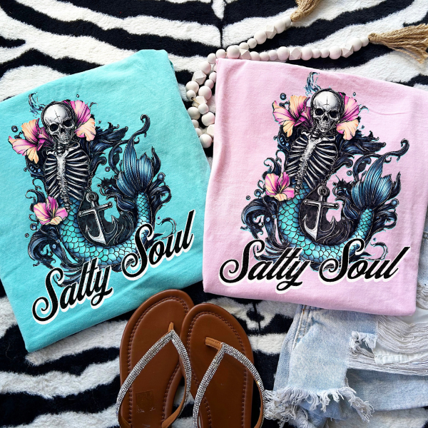Salty Soul Neon Color Tee