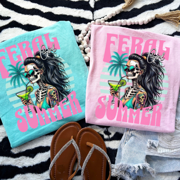 FERAL GIRL SUMMER β Let Chaos Reign! Neon Color Tee