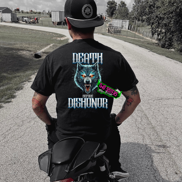 Death Before Dishonor (BACK GRAPHIC) - Black Te, Sweatshirt, or Hoodie
