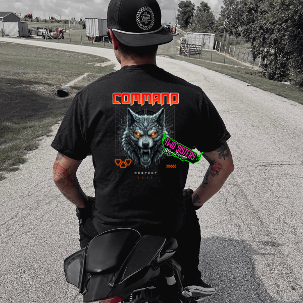Command Respect (BACK GRAPHIC) - Black Te, Sweatshirt, or Hoodie