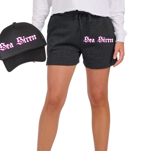 **BUY INDIVIDUALLY***EXCLUSIVE**Sea Siren, Guardian of the DeepRocker Tank or Black TShirt or Cropped TShirt - Trucker Hat - Shorts