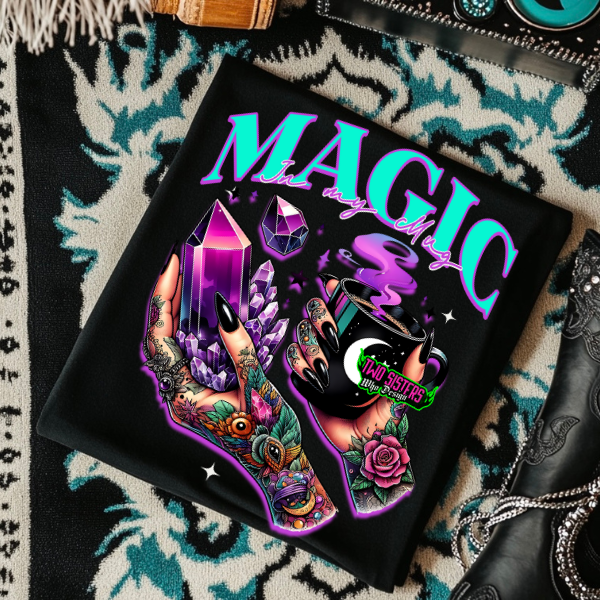 ***EXCLUSIVE***Magic in my Cup- Mineral Wash or Black TShirt, Sweatshirt, Hoodie, or Zip Up Hoodie