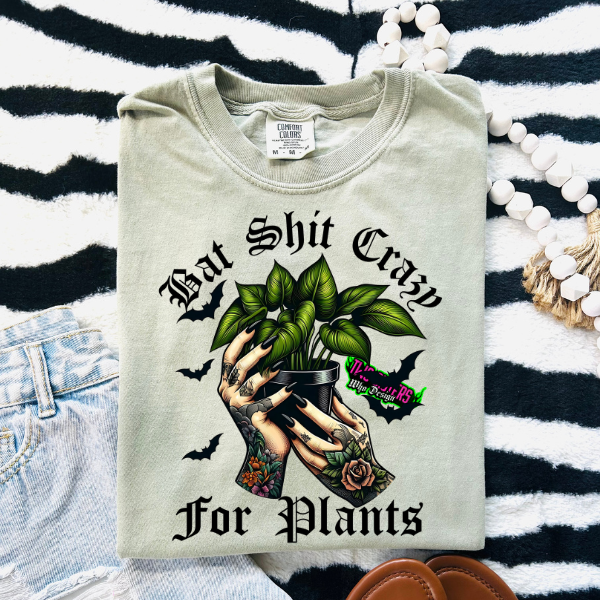 Bat Shit Crazy Plant Lady - CC Bay TShirt