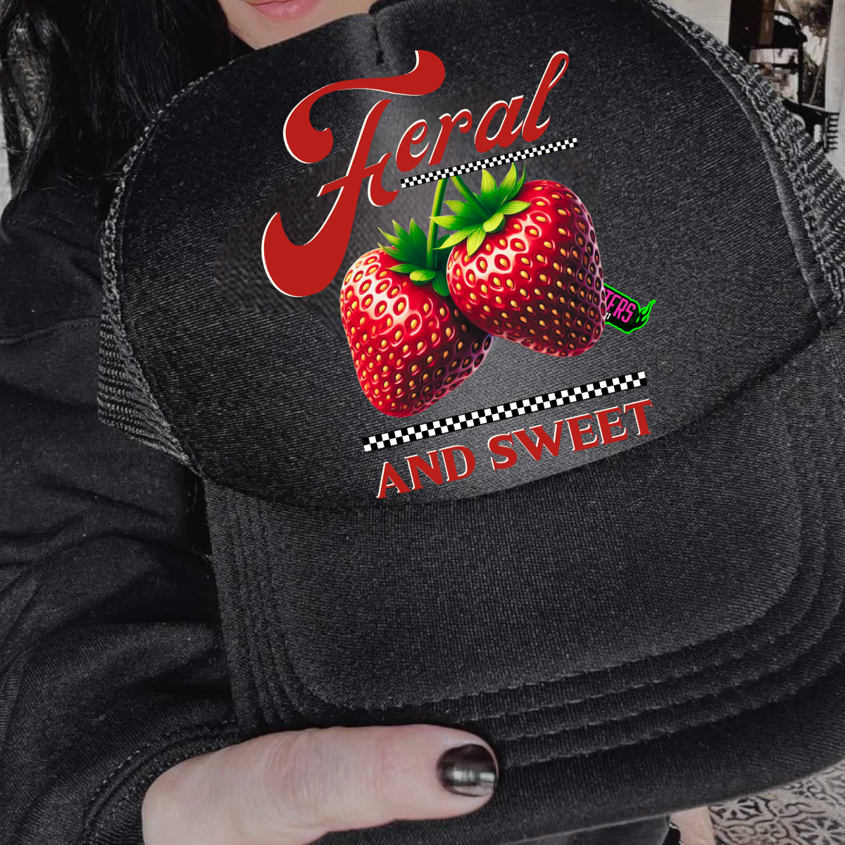 Feeling Berry Good, In My Strawberry Era - Black Mineral Wash TShirt, Black Rocker Tank, Sweatshirt, Hoodie, or Zip Up Hoodie | Trucker Hat | Charcoal Shorts
