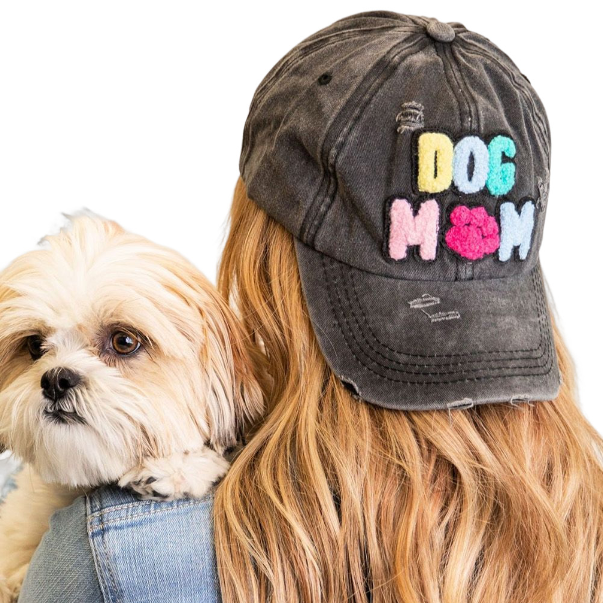 Black DOG MAMA Baseball Cap