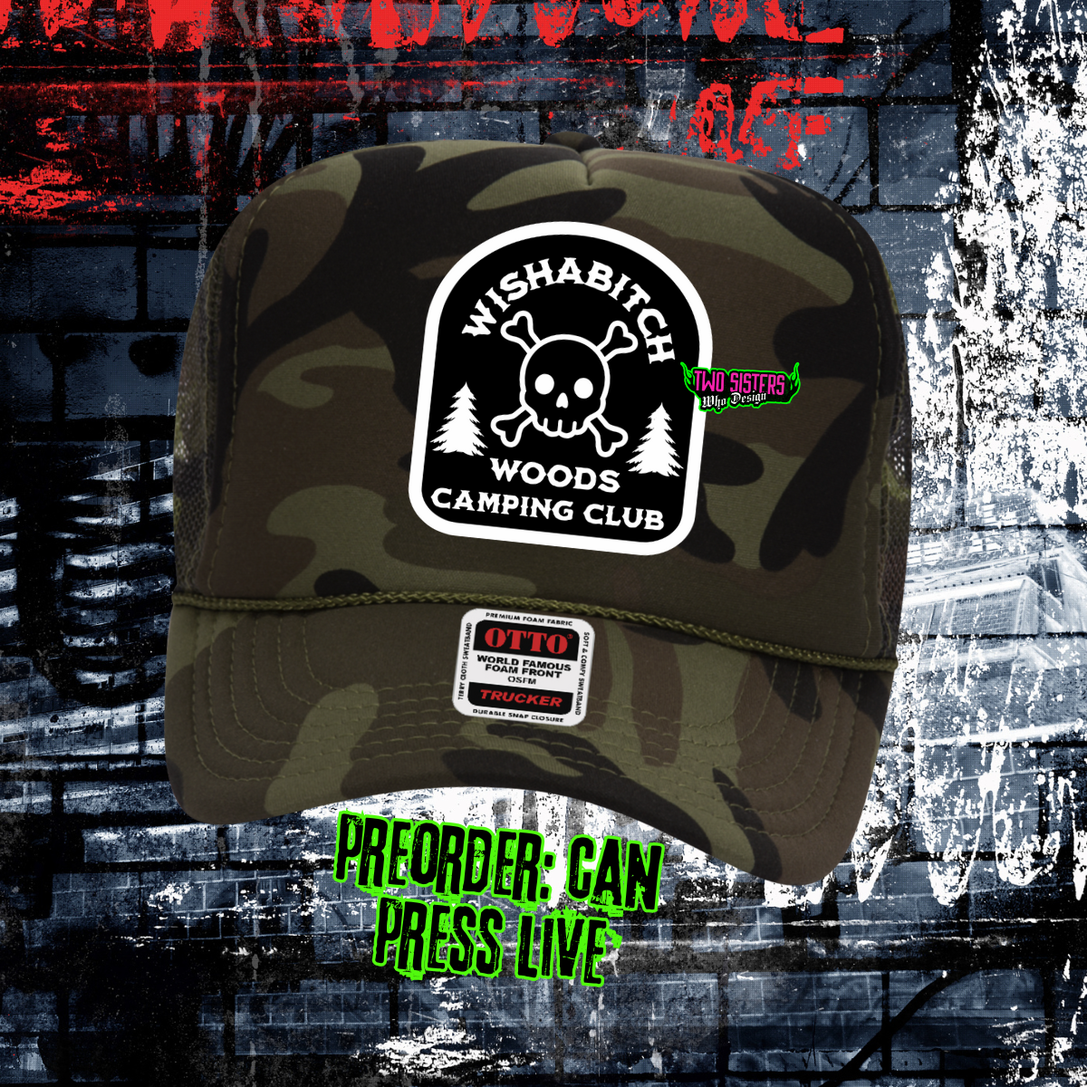 Washabitch Camping Club Trucker Hat