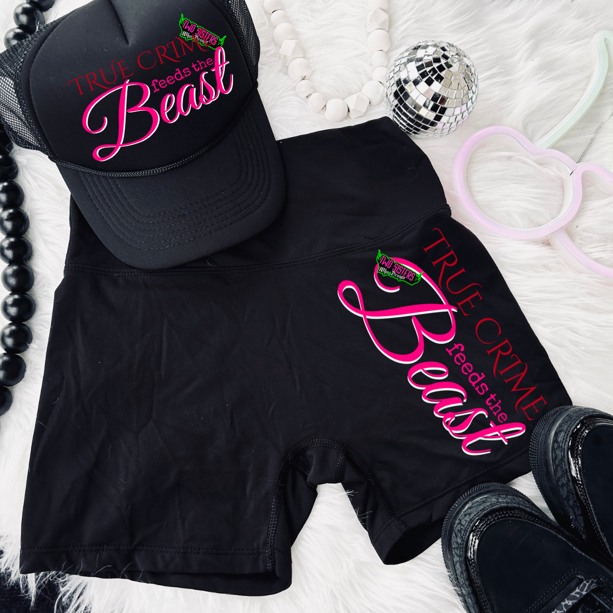 LIMITED EDITION: I Came for the Plot, But Stayed for the Blood, Read it. Bleed It. Racerback Tank Top + Biker Shorts + Trucker Hat Bundle