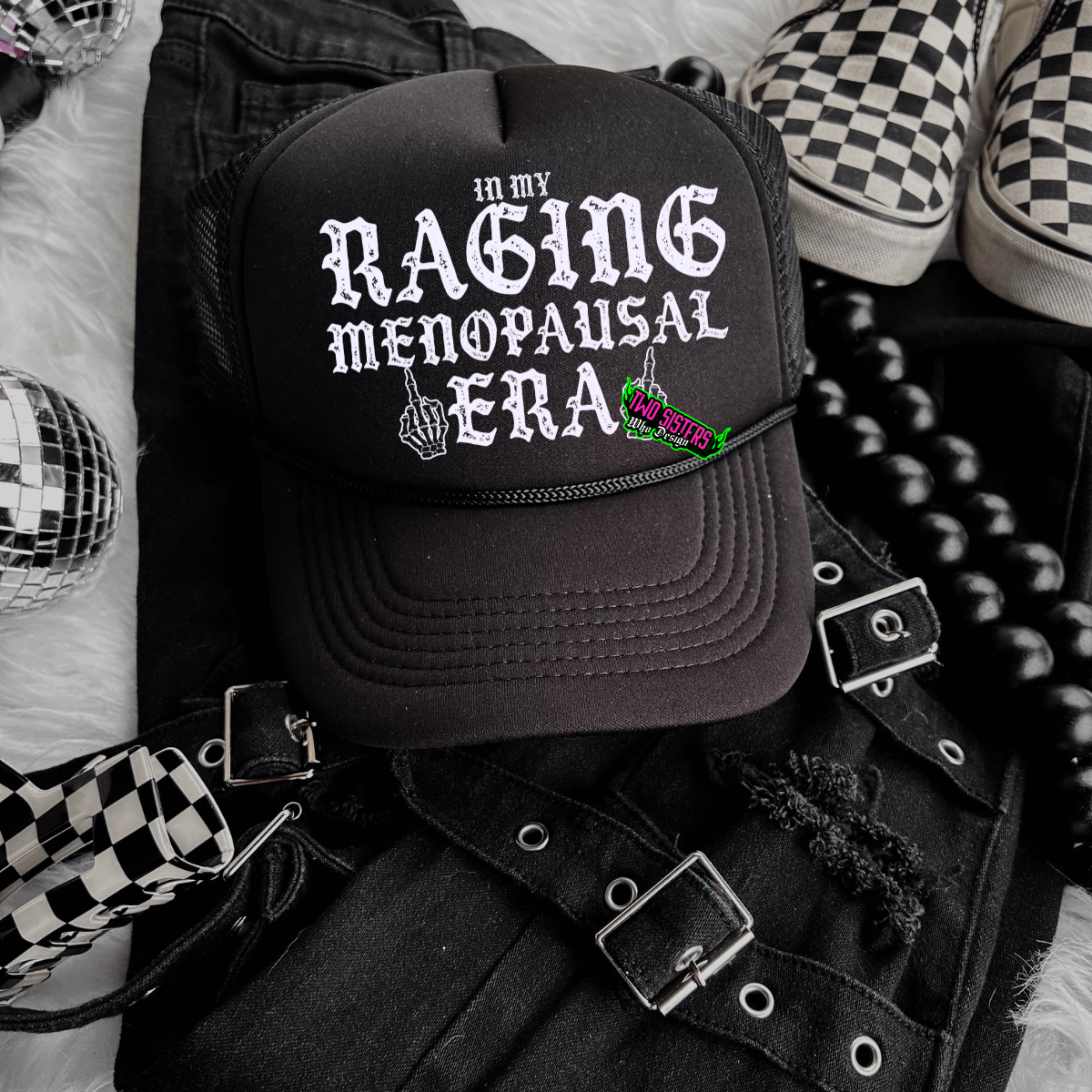 *LIMITED EDITION BUNDLE*THREE #Menopause Tshirts + TWO FREE TRUCKER HATS + 40oz Tumbler