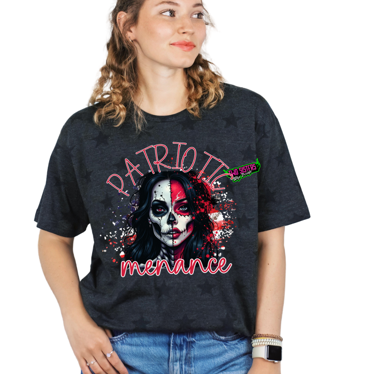 Patriotic Menance - Code Star Black Shirt