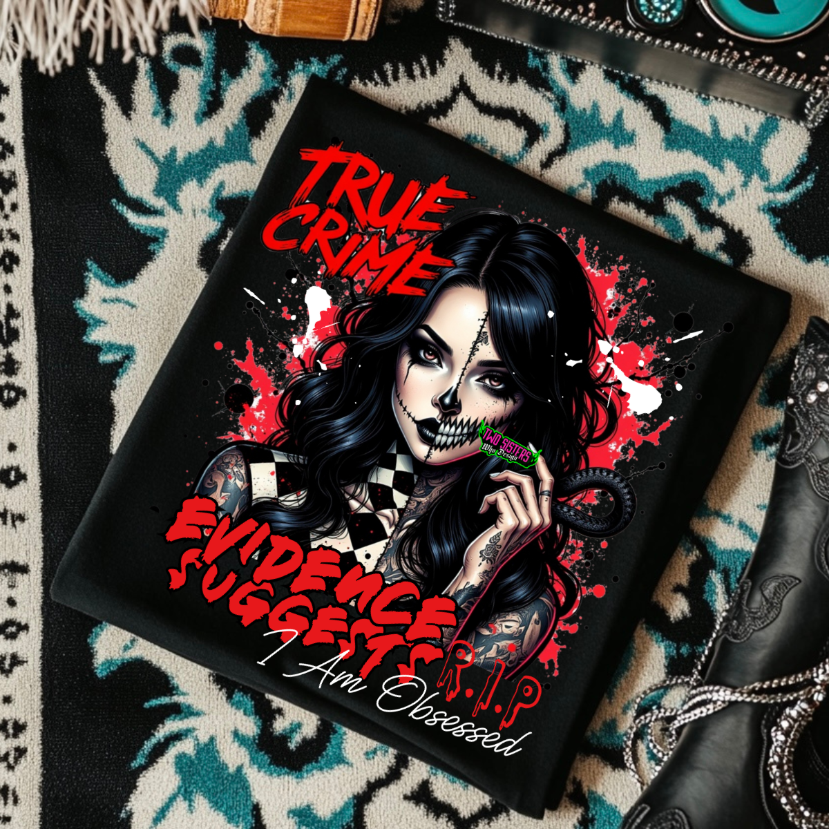 MYSTERY BOX*EXCLUSIVE*True Crime Month Mystery Shirt Bundle – 4 Exclusive Drops for $75