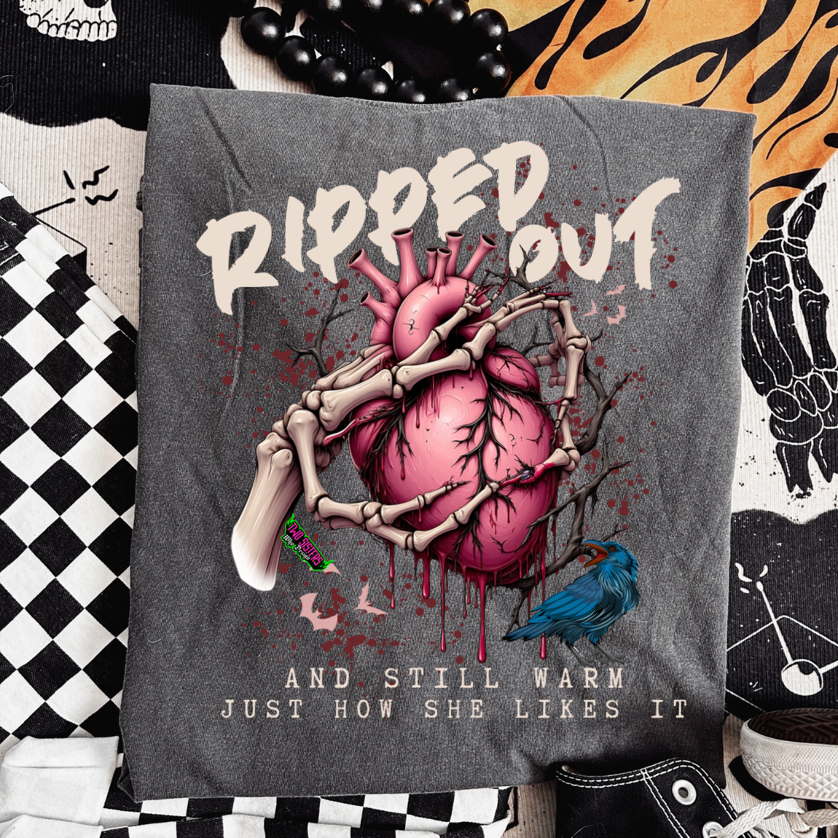 *EXCLUSIVE* Ripped Out Still Warm, Just the Way She Likes It - CC Pepper TShirt