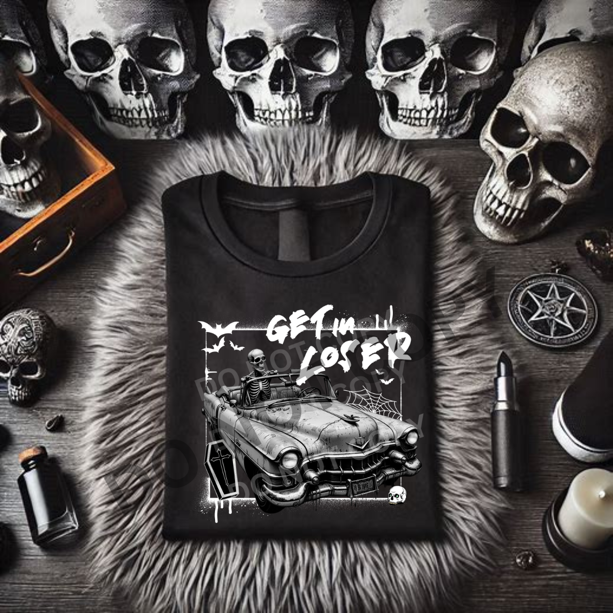 *EXCLUSIVE*Get in Loser - Black Mineral Wash TShirt, Black Rocker Tank, Sweatshirt, Hoodie, or Zip Up Hoodie