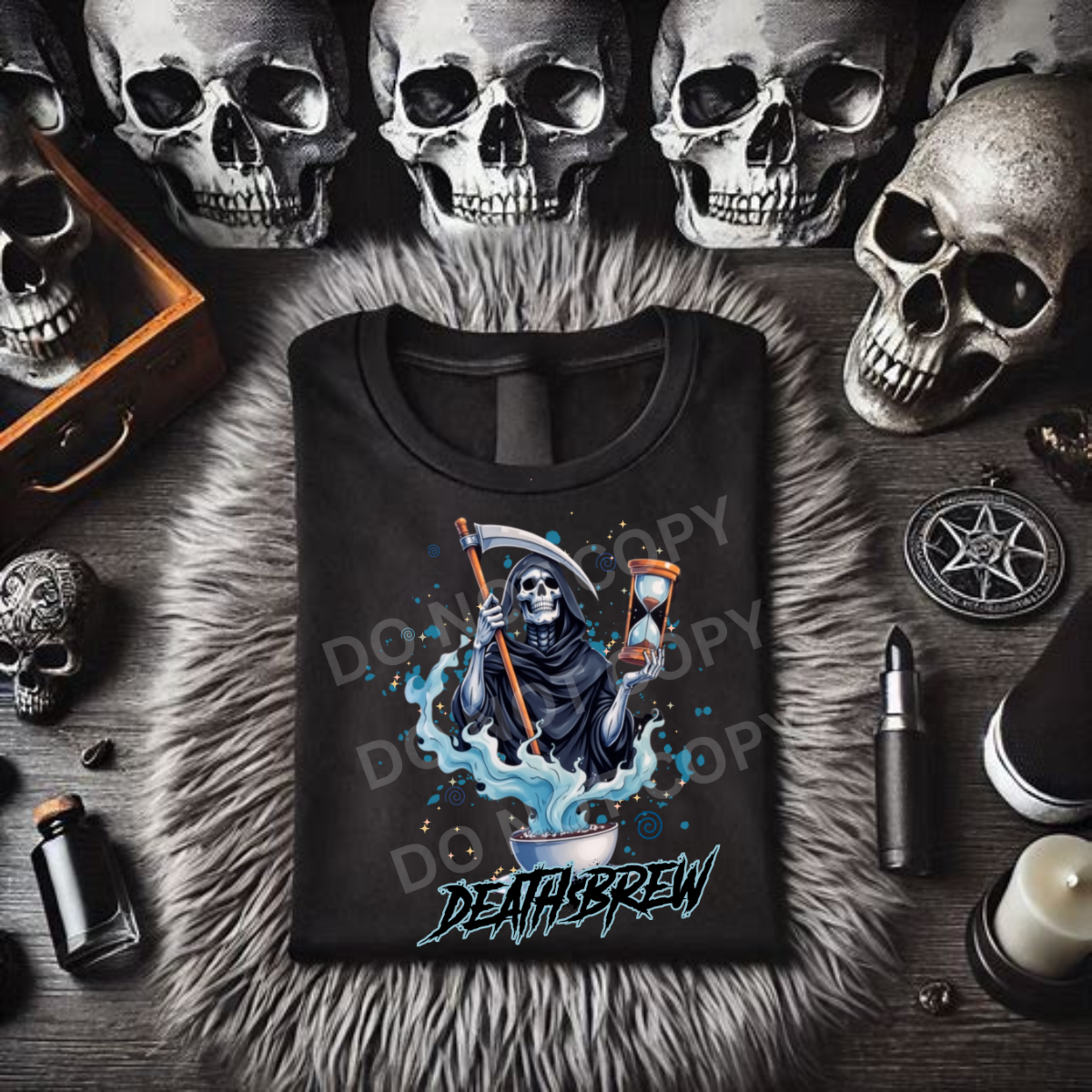 *EXCLUSIVE* Death Brew - Black Mineral Wash TShirt, Black Rocker Tank, Sweatshirt, Hoodie, or Zip Up Hoodie