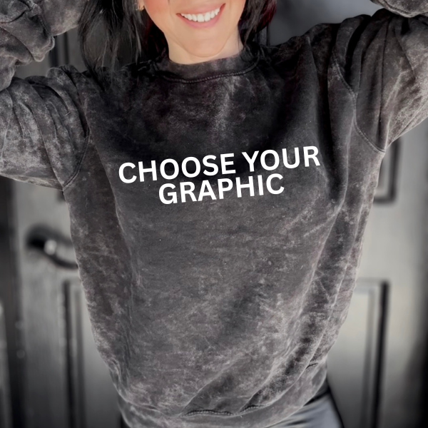 EXCLUSIVE - CLOSE OUT - MINERAL WASH SWEATSHIRTS