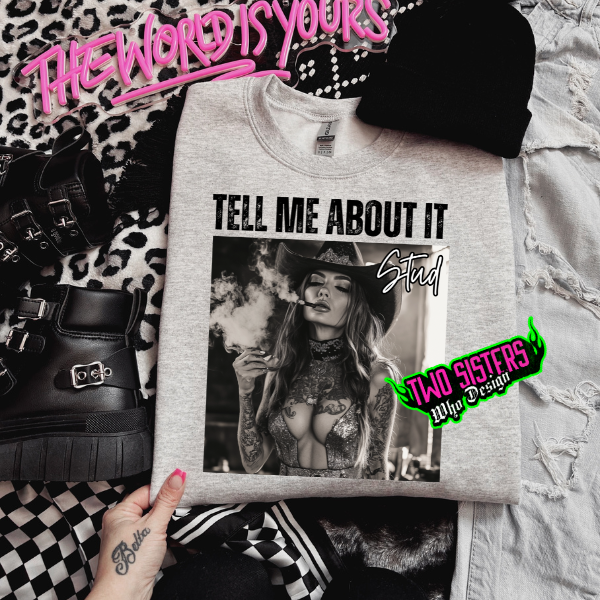 Tell Me About It Stud Ash Sweatshirt