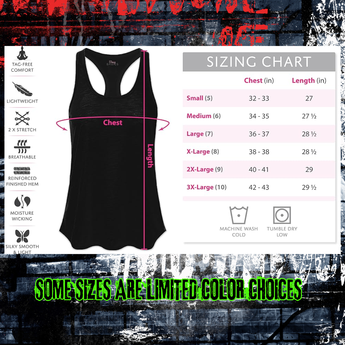 *LIMITED EDITION* You Pick ANY Graphic & Color of Tank Top - Burnout Racer Back Tank Top