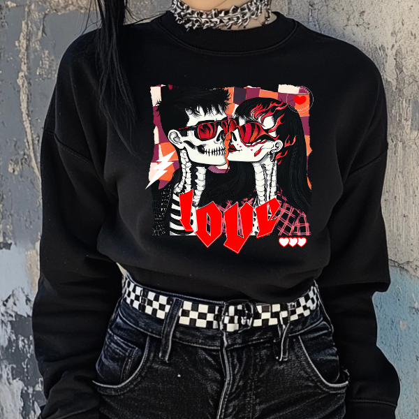 LOVE 90's Color Block Vibe Black T-Shirt, Sweatshirt, or Hoodie