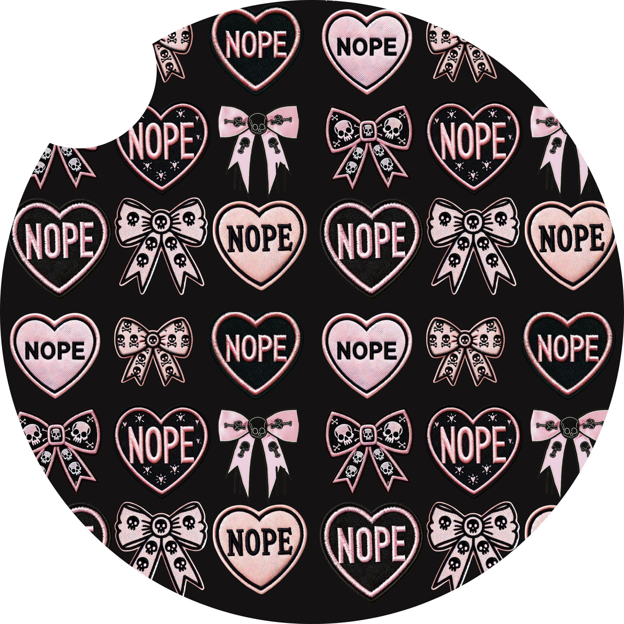 NOPE 2.75" CAR COASTER